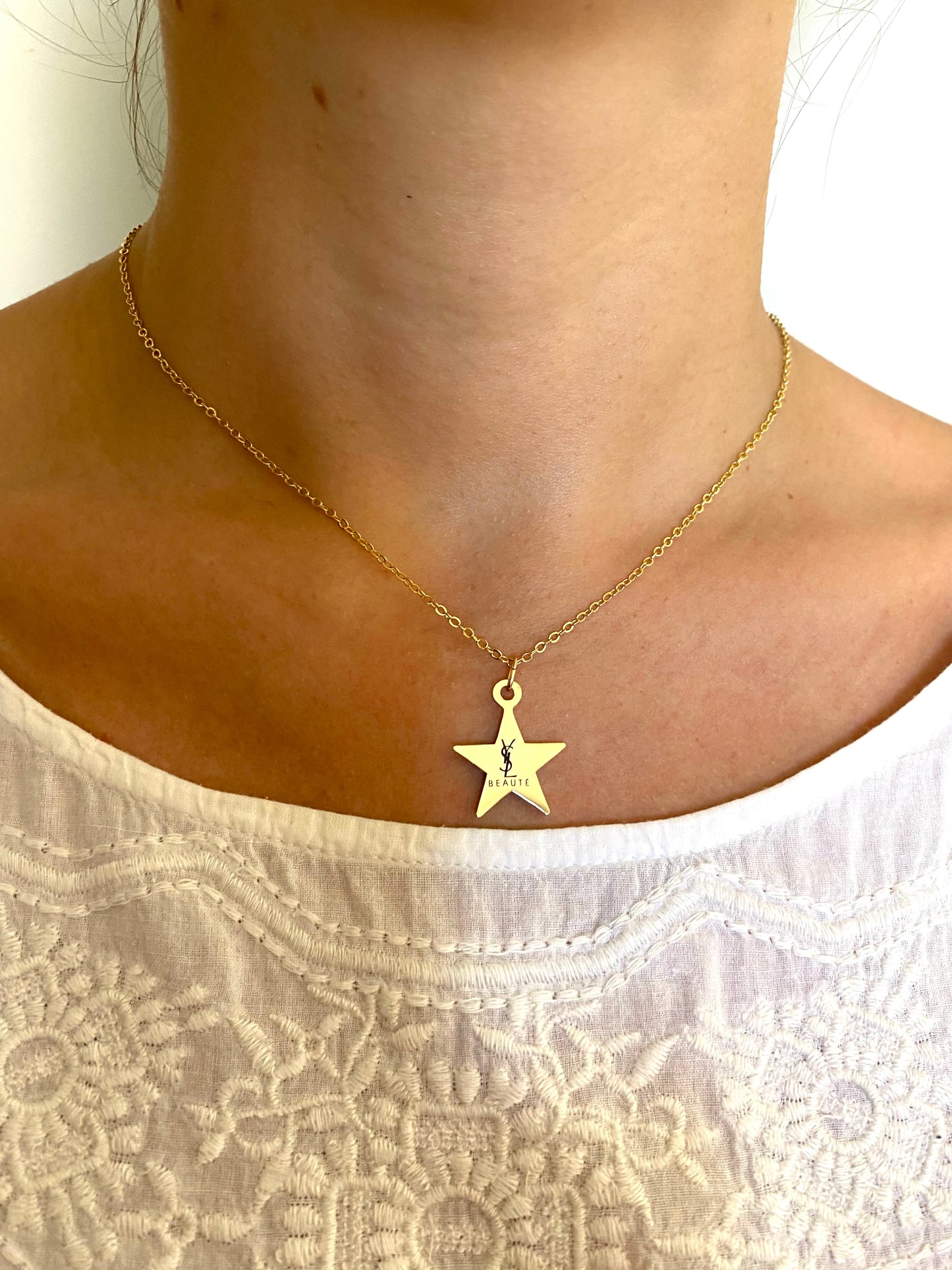 Collier Yves Saint Laurent - Star Gold