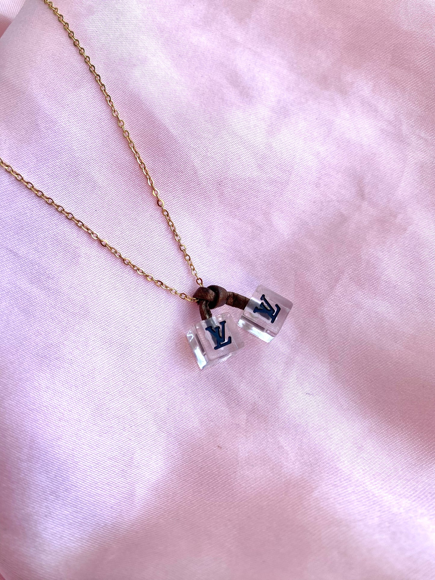 Collier Louis Vuitton - Dés Noir