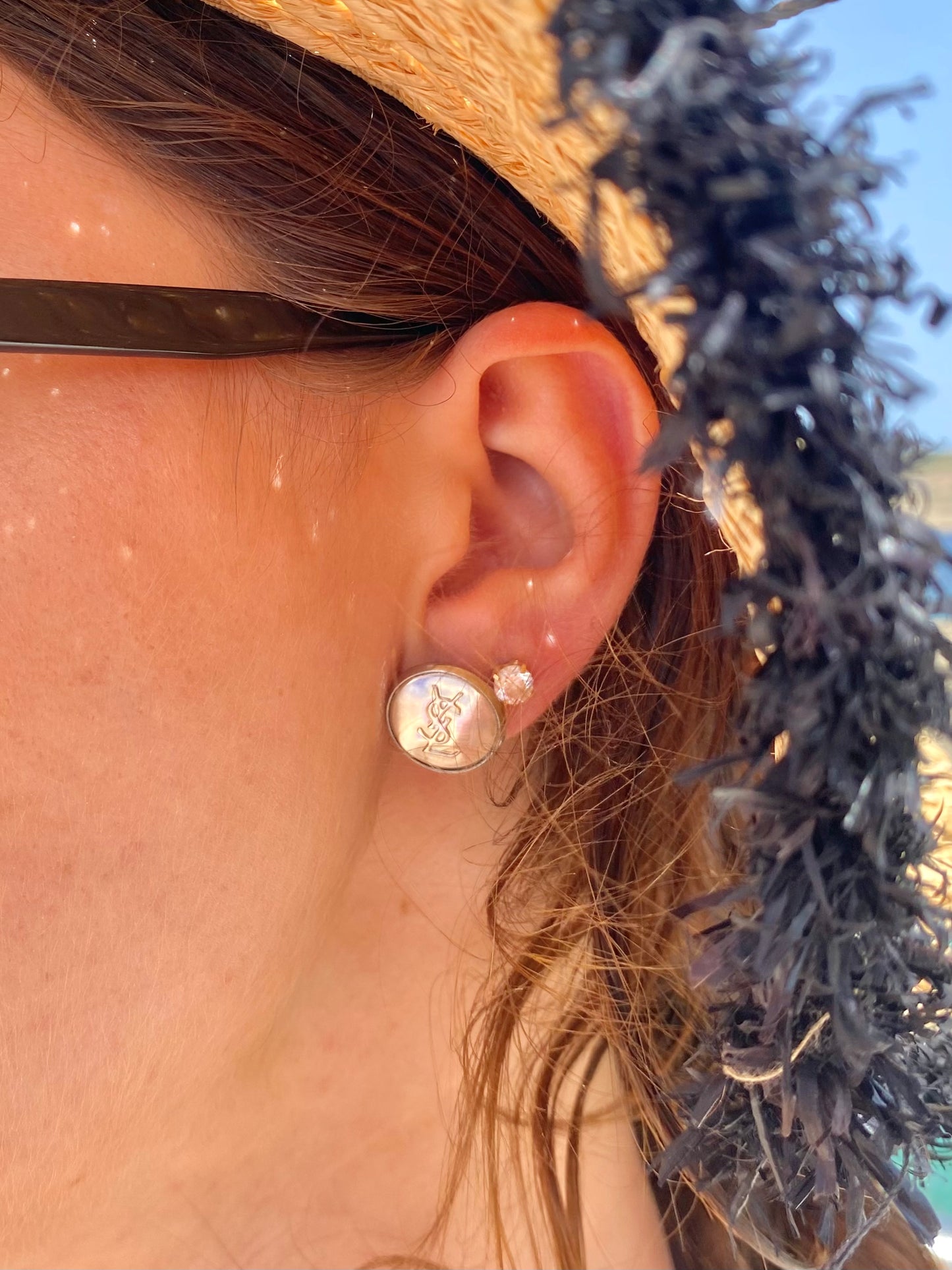 Boucles d’oreilles Yves Saint Laurent - Silver