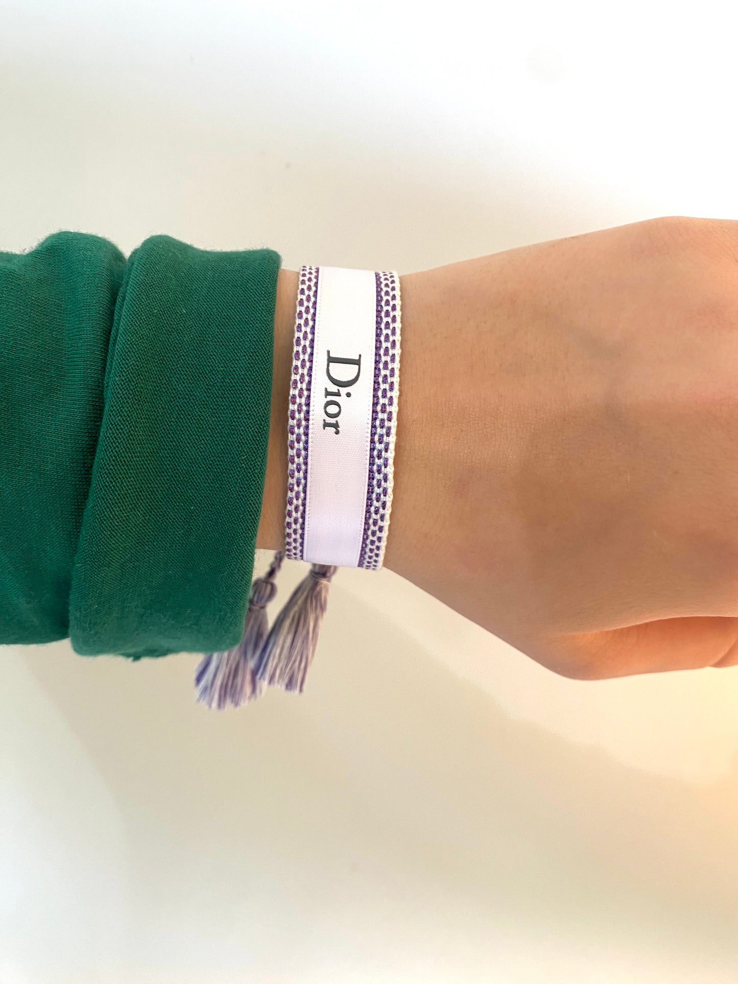 Bracelet Christian Dior- Pompon Violet