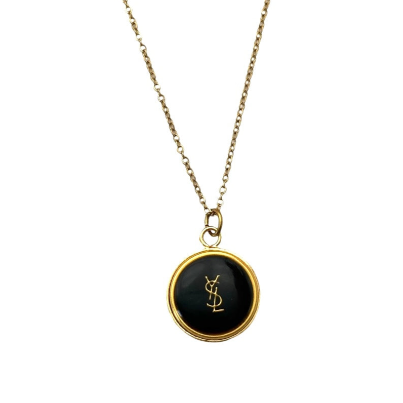 Yves Saint Laurent Necklace Black XS