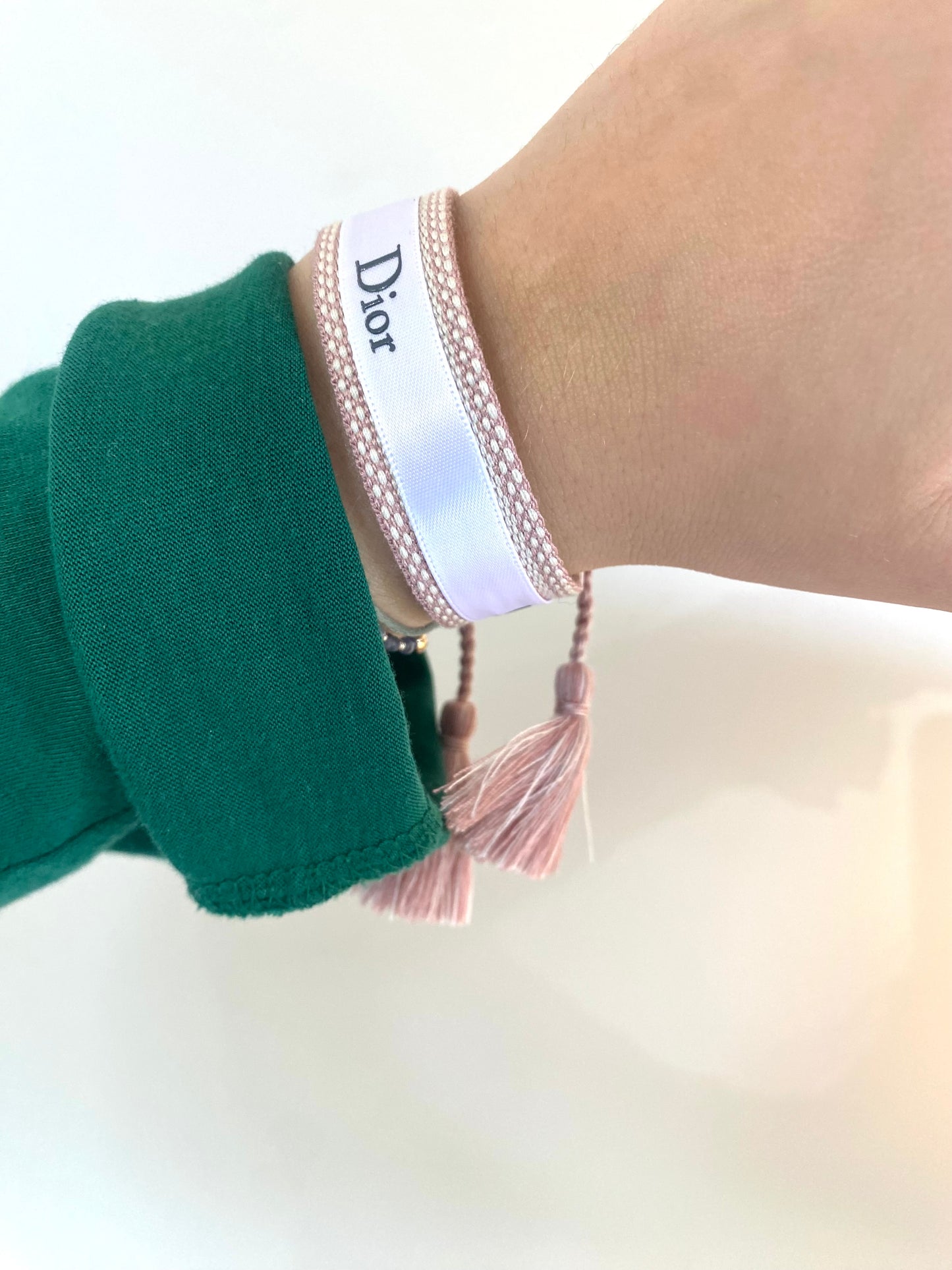 Bracelet Christian Dior- Pompon Pink