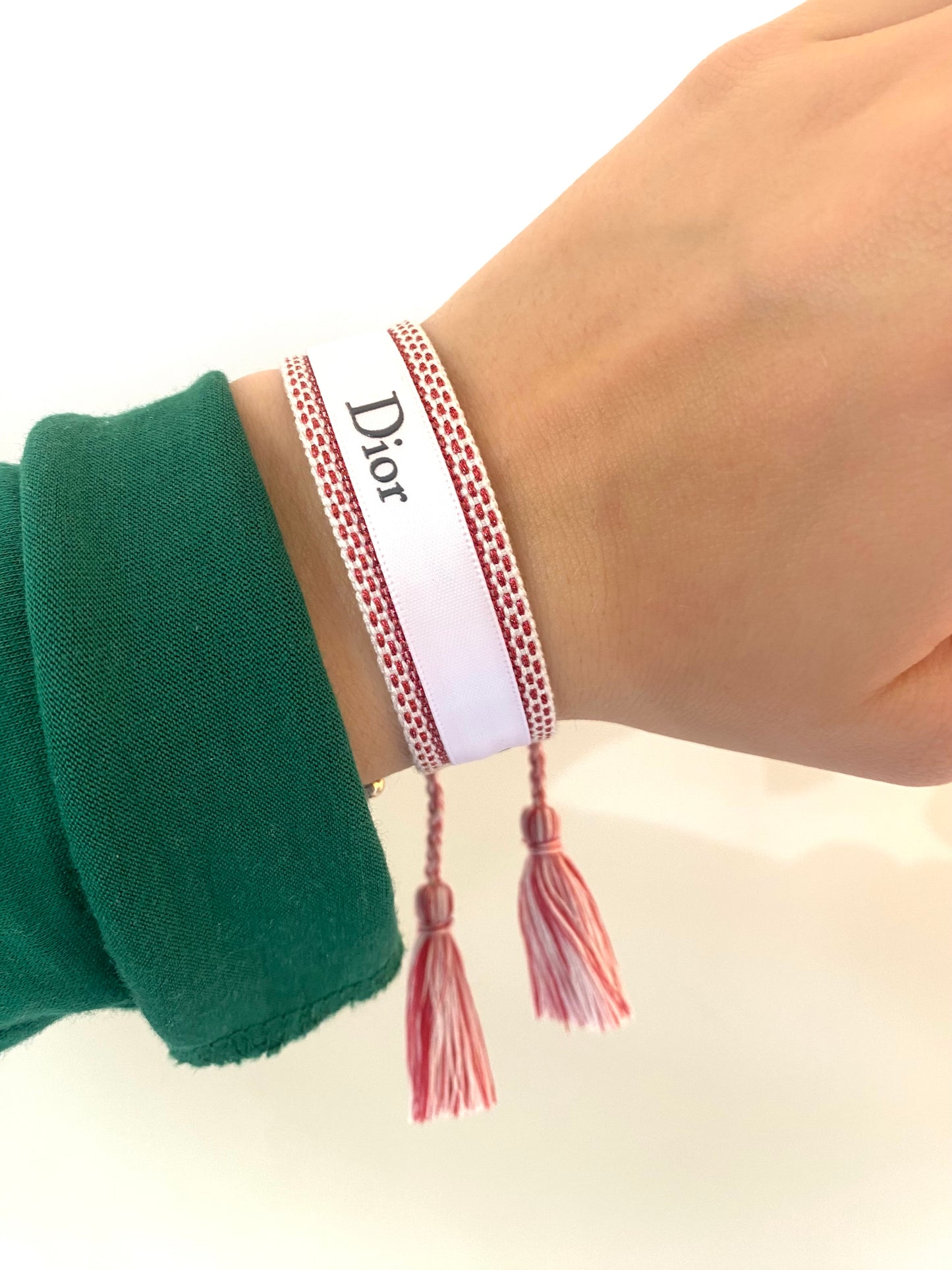 Bracelet Christian Dior- Pompon Red