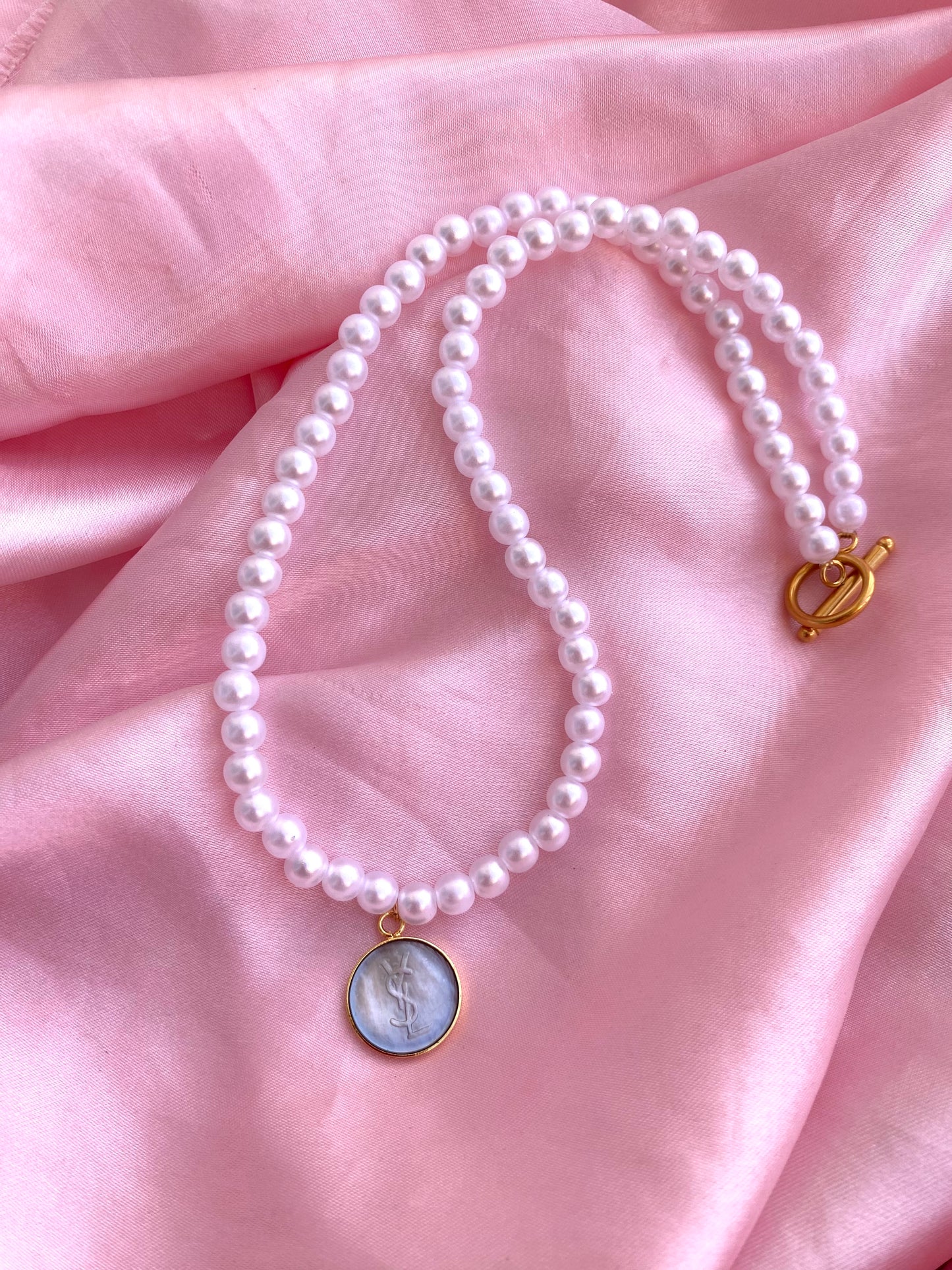 Collier Yves Saint Laurent - Nacre XS Or