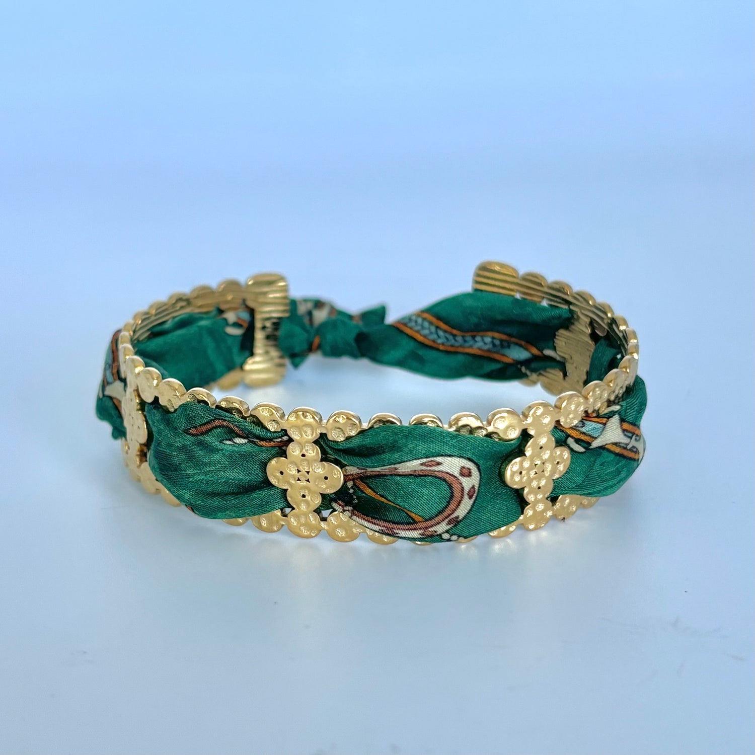 Bracelet Marlène - Étrier Vert
