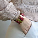 Bracelet Charleston - Mors Bordeaux