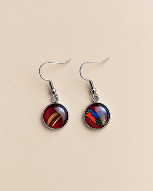 Boucles d'Oreilles Louise - Acier Inoxydable Argénté