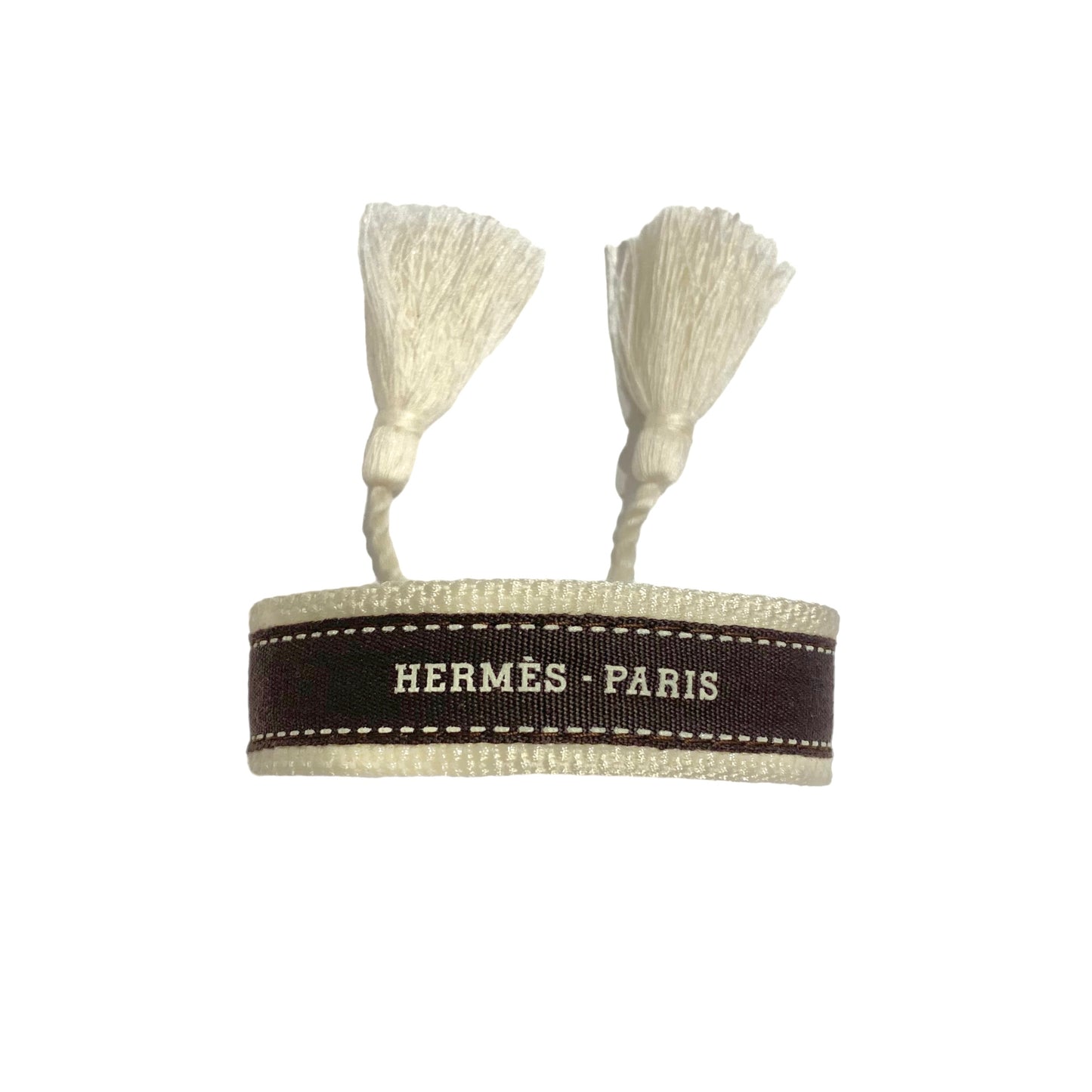 Bracelet Hermes -  Pompon White
