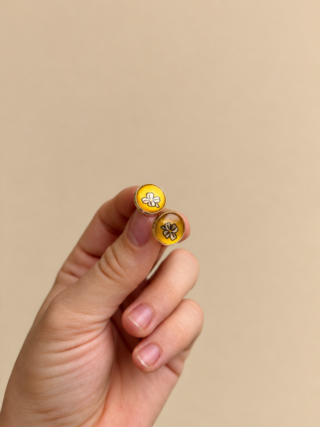 Boucles D'oreilles Puces Jeanne