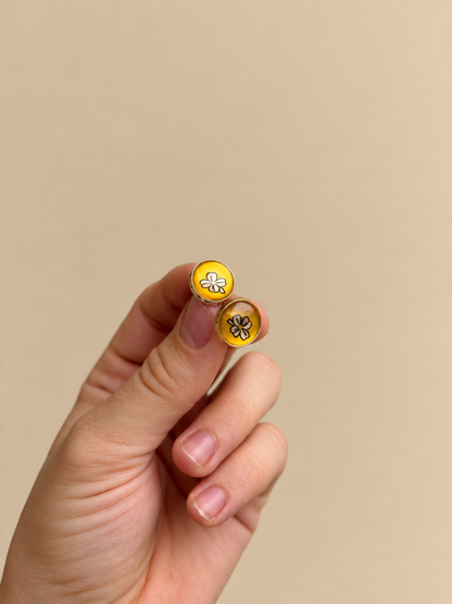 Boucles D'oreilles Puces Jeanne