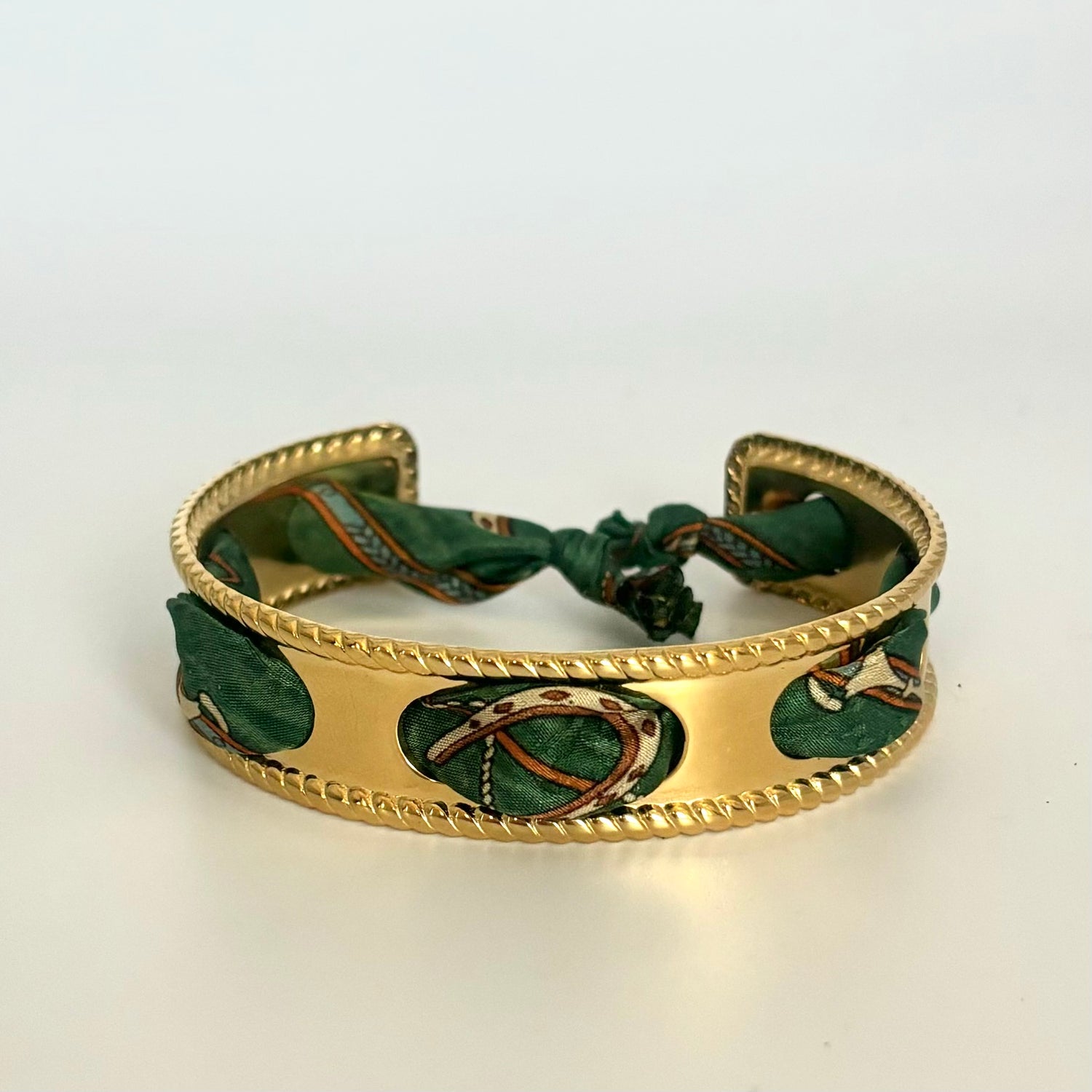 Bracelet Brigitte - Étrier Vert