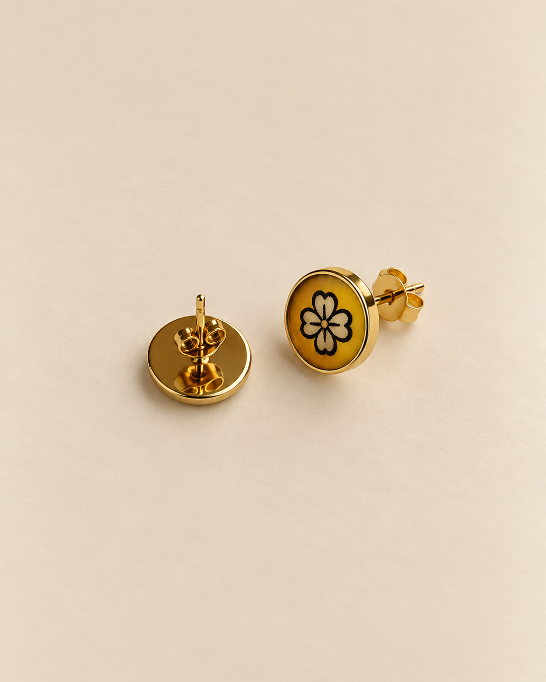 Boucles D'oreilles Puces Jeanne