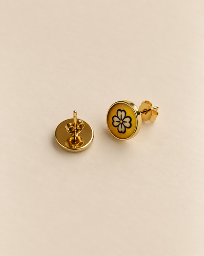 Boucles D'oreilles Puces Jeanne