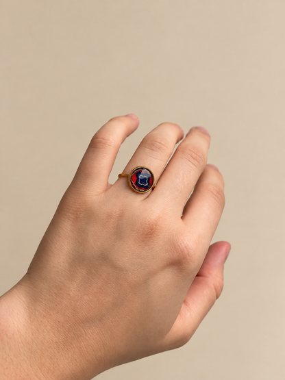 Bague Ronde Rose