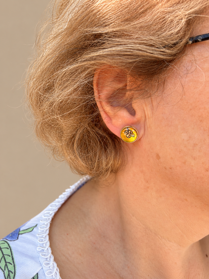 Boucles D'oreilles Puces Jeanne