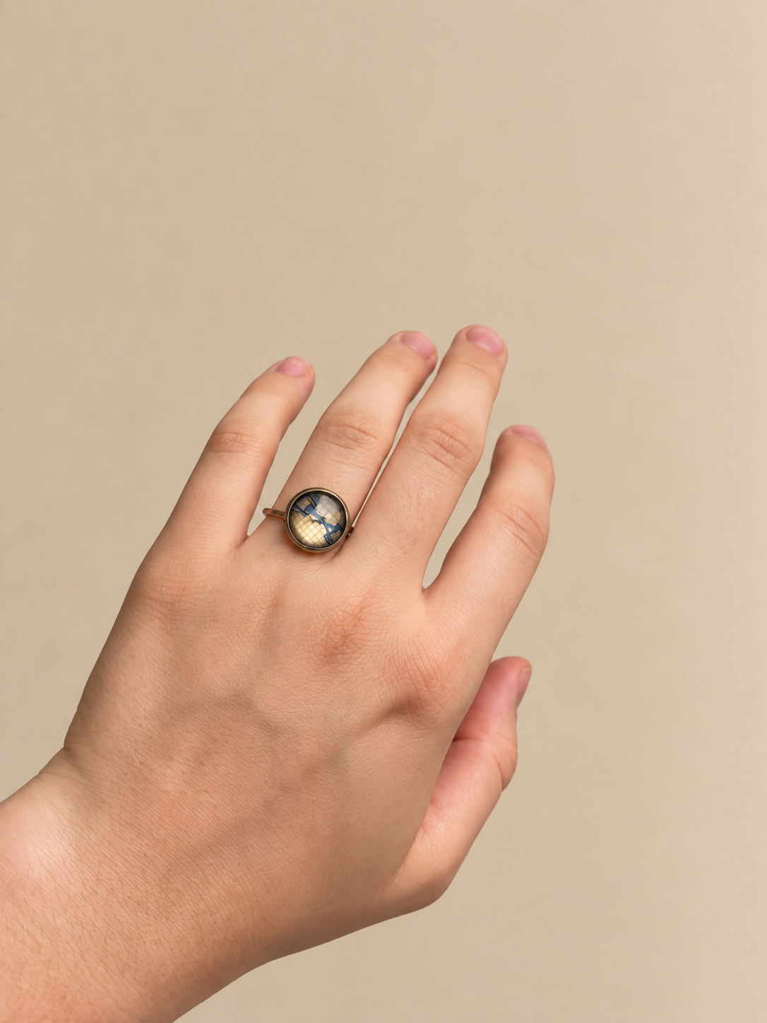 Bague Ronde Rose