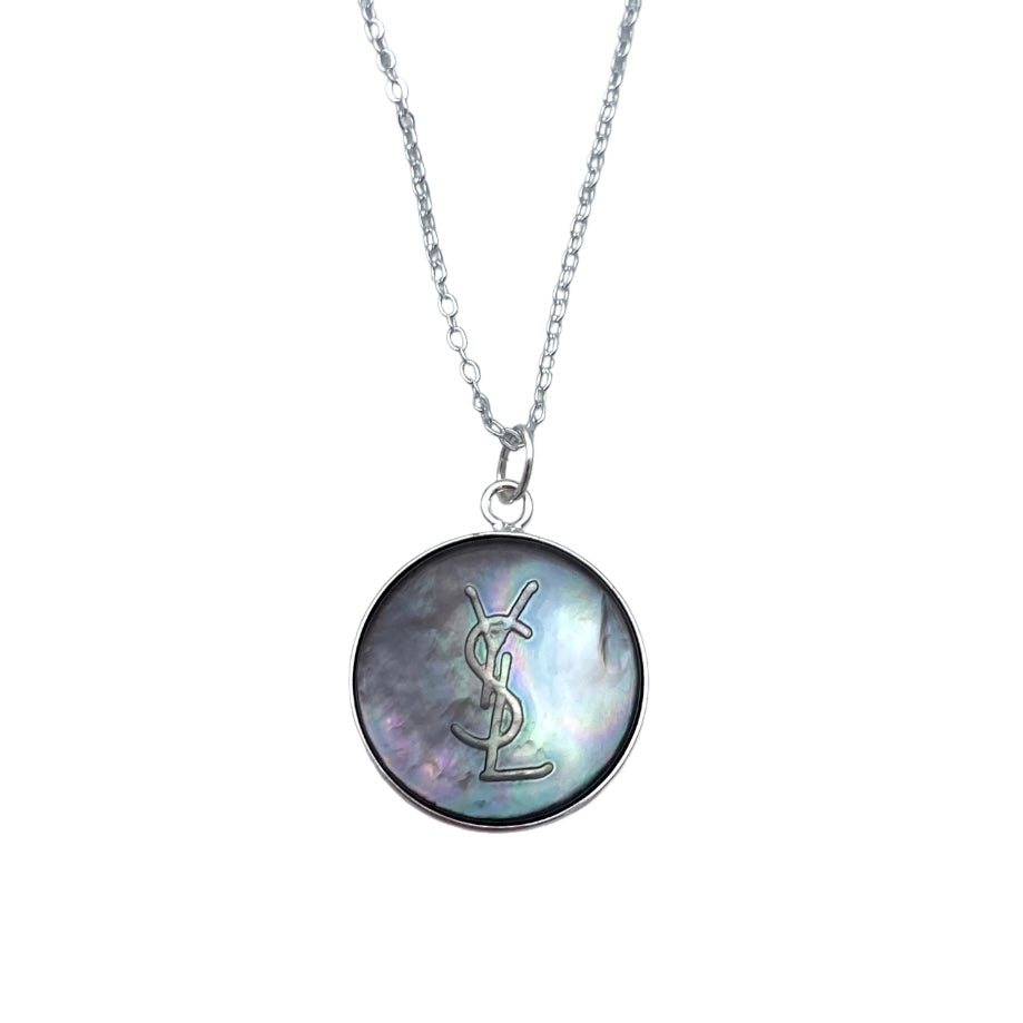 Collier Yves Saint Laurent - Nacre Argent XL