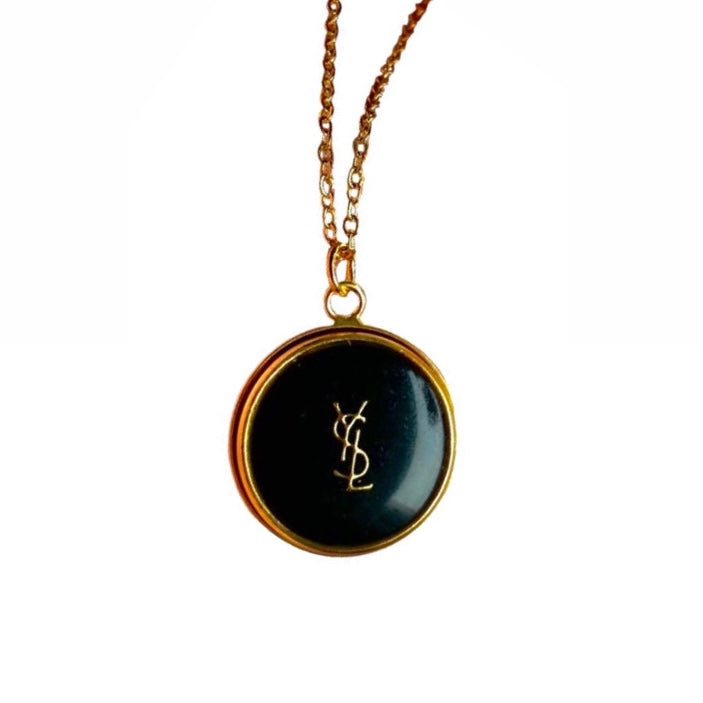 Ysl on sale logo pendant